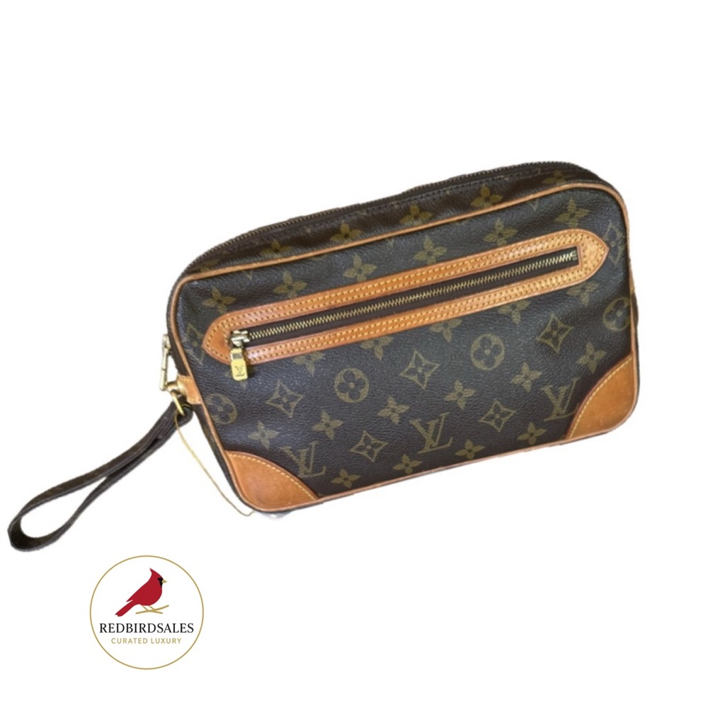 Classic Louis Vuitton Monogram Wristlet — Vintage 1988 (TH 884) - Picture 2 of 16